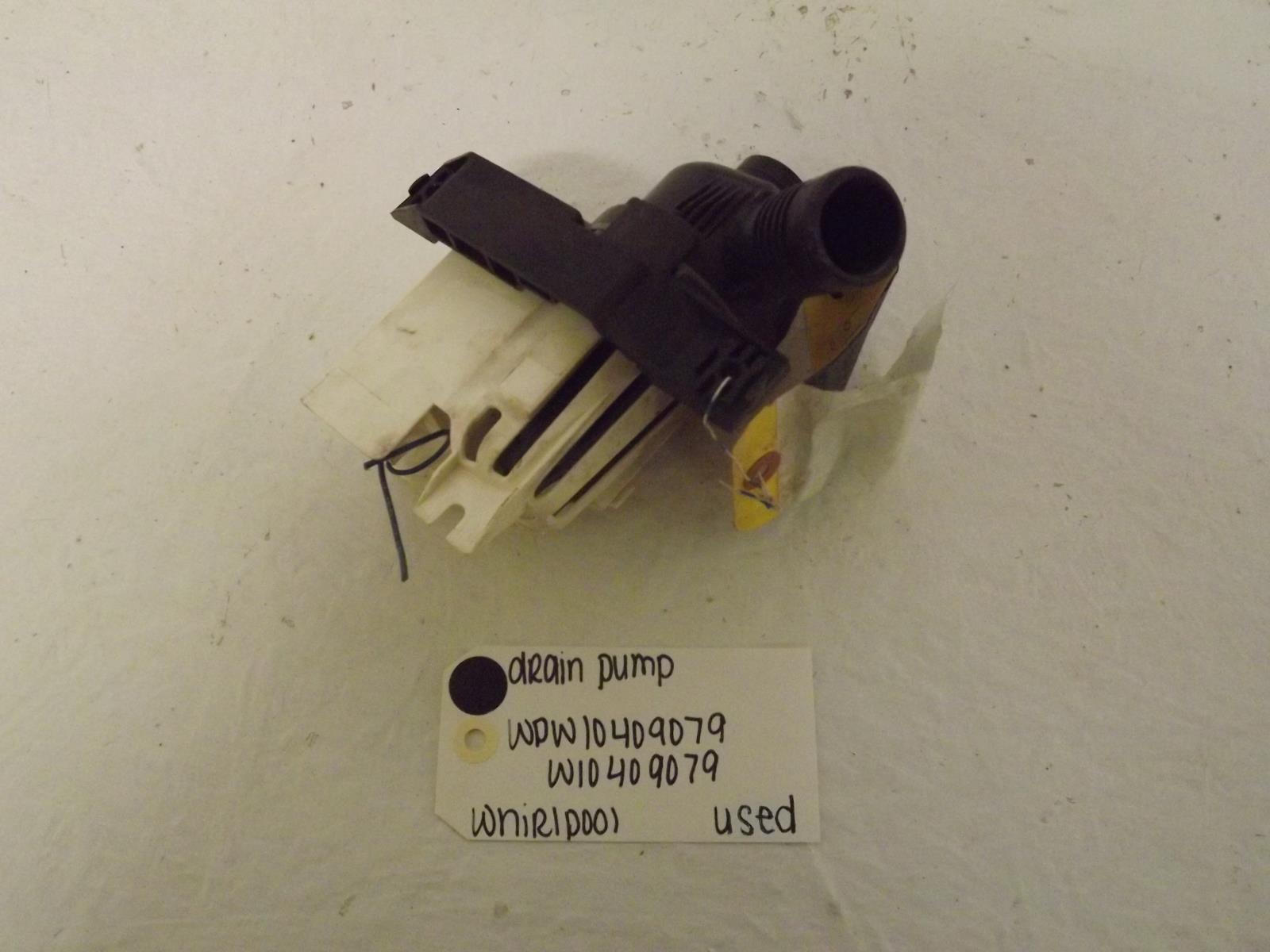 Whirlpool Washer WPW10409079 W10409079 Drain Pump Used Whirlpool Washer WPW10409079 W10409079 Drain Pump Used
